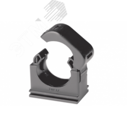 Держатель с крышкой DN 12мм полиамид черный