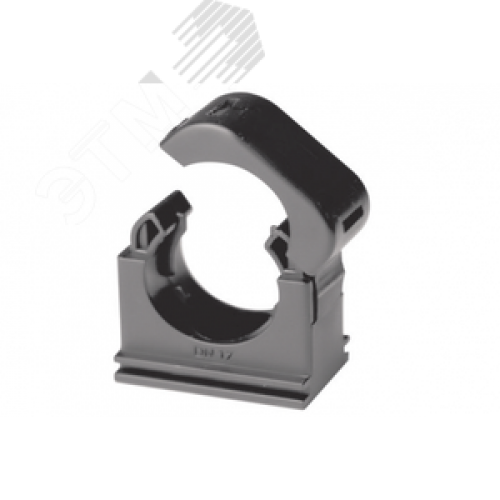 Держатель с крышкой DN 12мм полиамид черный