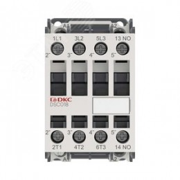 Магнитный контактор YON DSC018 18A 7,5кВт AC3 3P кат.220В AC 1НО