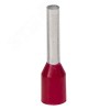 Наконечник-гильза 1-10мм с изолированным фланцем,  красный