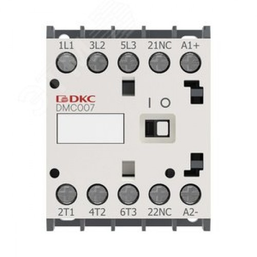 Миниконтактор YON DMC007 7A 3кВт AC3 3P кат. 220В AC 1НО