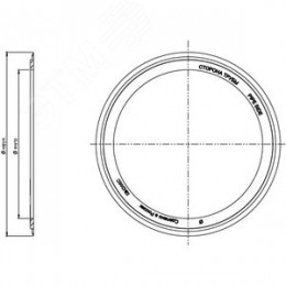 Кольцо резиновое уплотнительное для двустенной трубы D 110мм