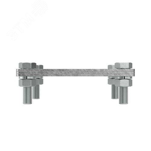 Соединитель полоса - полоса 100х100 мм