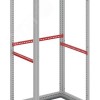 Рейка боковая для шкафов CQE глубиной 400 мм, 1 упаковка - 4 шт.
