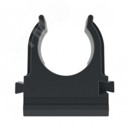 Держатель с защелкой д.16мм черный