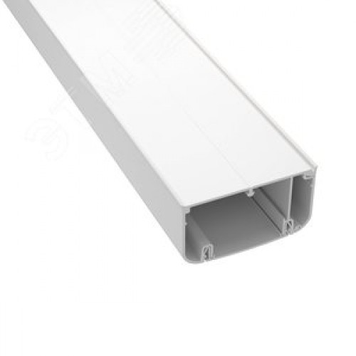 Кабель-канал 90x50 с перегородкой с боковой и фронтальной крышками IN-Liner FRONT