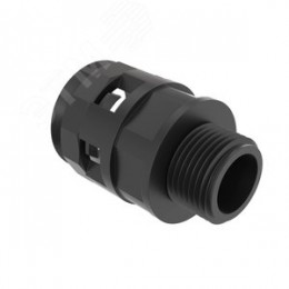 Муфта труба-коробка DN 17мм М20х1.5 полиамид черная