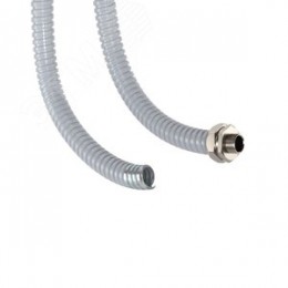 Металлорукав DN 20мм в ПВХ изоляции Dвнутр.20.5мм Dнар.25.5мм (50м) серый