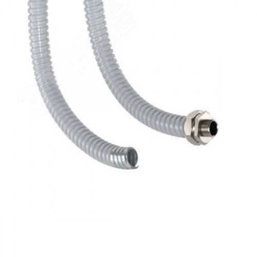 Металлорукав DN 20мм в ПВХ изоляции Dвнутр.20.5мм Dнар.25.5мм (50м) серый