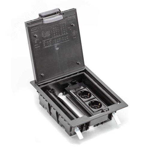 Лючок напольный c изменяемой глубиной 8 модулей