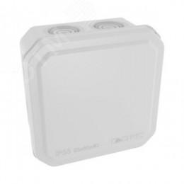 Коробка ответвительная с 8+2 кабельными вводами   д.25/20мм, IP55,85х85х40мм