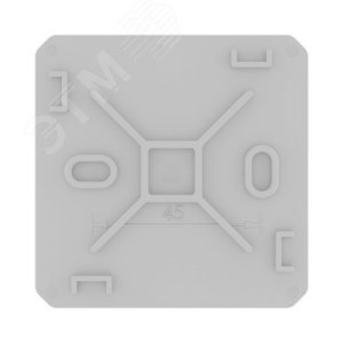 Коробка ответвительная с 8+2 кабельными вводами   д.20/20мм, IP55,70х70х40мм