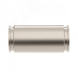 Муфта труба-труба D=20мм IP66/IP67 никелированная латунь