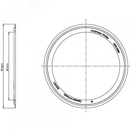 Кольцо резиновое уплотнительное для двустенной трубы 50мм