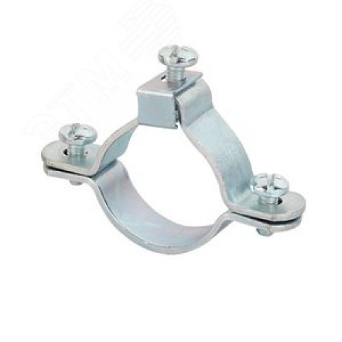 Хомут заземления труб 63-2 мм оцинкованная сталь