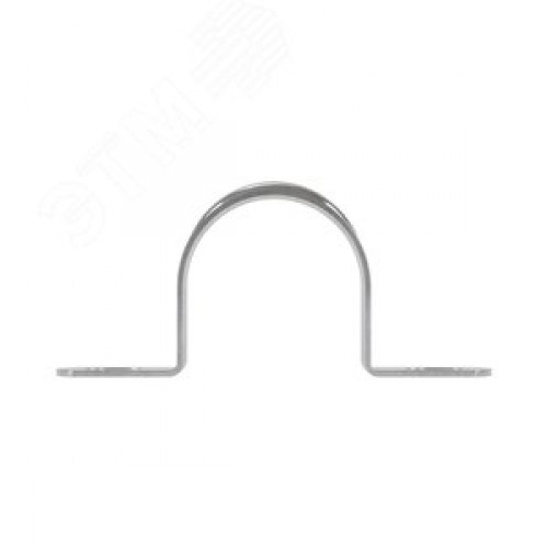 Скоба металлическая 26мм двухлапковая оцинкованная