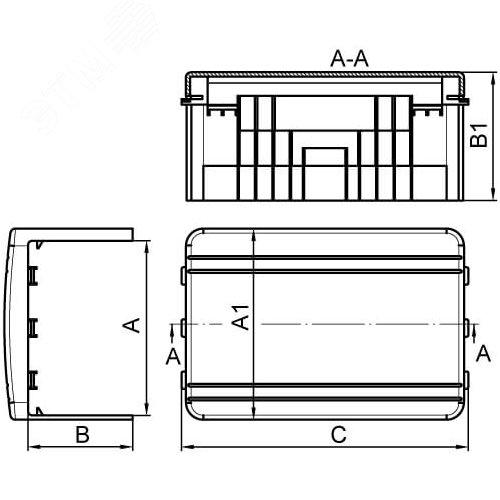 Угол плоский Т-образный 80x60 NTAN IN-Liner