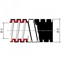 Металлорукав DN 20мм в ПВХ изоляции Dвнутр.20.5мм Dнар.25.5мм (50м) серый