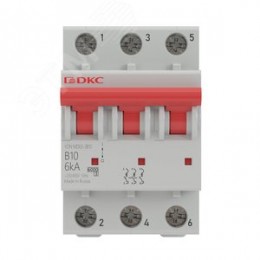 Выключатель автоматический модульный YON MD63 3P 25А D 6kA