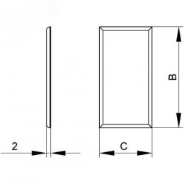 Накладка SGAN 60 на стык профиля