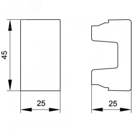 VIVA Заглушка 1 модуль