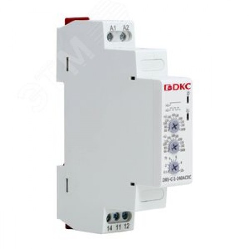 Реле контроля напряжения однофазное, конфигурация контакта 1CO, 110-240В AC/DC