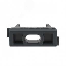 Держатель с защелкой д.25мм черный