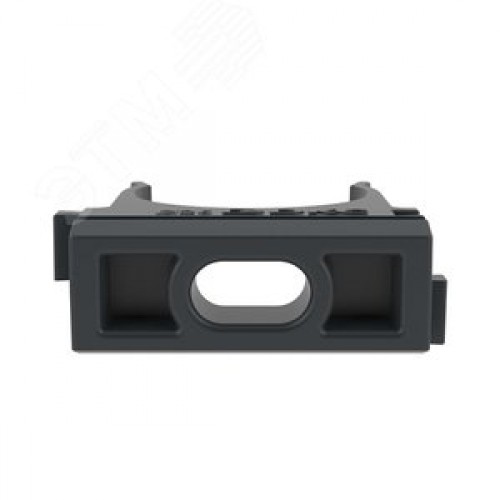 Держатель с защелкой д.25мм черный