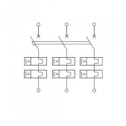 Выключатель автоматический трёхполюсный 10А C 6кА