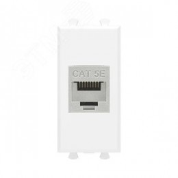 Avanti Компьютерная розетка RJ-45 без шторки      модульная кат.5е экранированная Белое облако 1    модуль