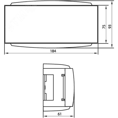 BRAVA Коробка установочная 6 модулей