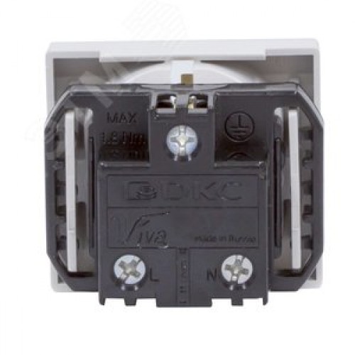VIVA Розетка силовая с заземлением серая