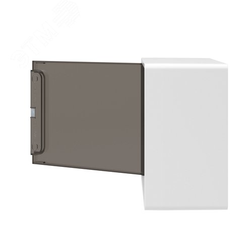 Щиток 8 мод настенный FRAME ЩРн-П-8, белый, с тонированной дверцей, с 2 шинами PEN на 6 и 8 отв. F08W1WD DKC