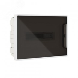 Щиток 12 мод встраиваемый FRAME ЩРв-П-12, белый, с тонированной дверцей, с 2  шинами PEN на 6 и 8 отв. F12B1WD DKC