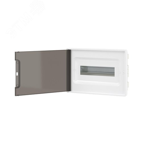 Щиток 12 мод встраиваемый FRAME ЩРв-П-12, белый, с тонированной дверцей, с 2  шинами PEN на 6 и 8 отв. F12B1WD DKC