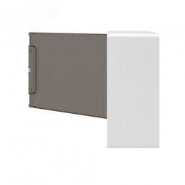 Щиток 12 мод настенный FRAME ЩРн-П-12, белый, с тонированной дверцей, с 2 шинами  PEN на 6 и 8 отв. F12W1WD DKC