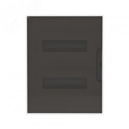 Щиток 24 мод встраиваемый FRAME ЩРв-П-24, белый, с тонированной дверцей, с 4 шинами PEN (2шт на 8 отв. и 2шт на 6 отв.) F24B1WD DKC