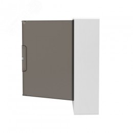 Щиток 24 мод настенный FRAME ЩРн-П-24, белый, с тонированной дверцей, с 4 шинами  PEN (2шт на 8 отв. и 2шт на 6 отв.) F24W1WD DKC