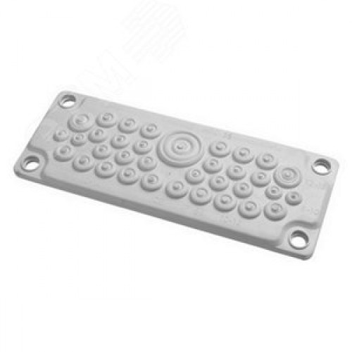 Ввод кабельный пластик V0 UL94 IP65 +130 - 40 35 отверстий