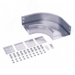 Угол CPO 90 горизонтальный 90 градусов 150х50 в комплекте крепежные элементы соединительные пластины