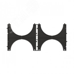 Держатель расстояния (кластер) 110мм для двустенныx труб двойной