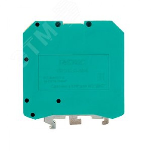 Клемма заземления, винтовой зажим, 2 точки подключения, 50 кв.мм