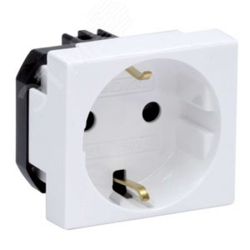 VIVA Розетка силовая с заземлением белая