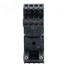 Колодка с винтовыми клеммами для реле на 4 группы IR-24DC/220DC/230AC-4CO