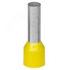 Наконечник-гильза 150-32мм с изолированным фланцем,  желтый