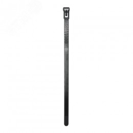 Хомут P6.6 многоразовый, черный 7,6x250 (100 шт./упак)