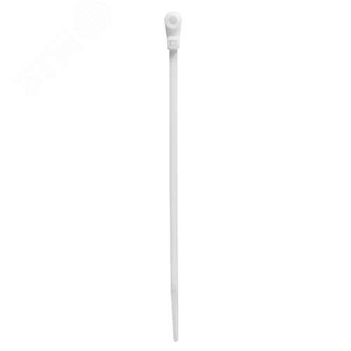 Хомут P6.6 с монтажным отверстием M4, белый 3,6x15 (100 шт./упак)