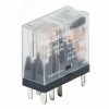 Реле миниатюрное промышленное, 2CO, коммутируемый ток 8 А, AgSnO, напряжение 24V DC, опция – светодиод