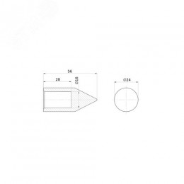 Наконечник вертикального заземлителя
