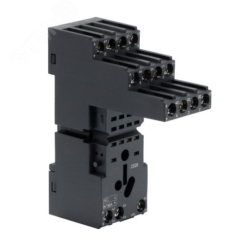 Колодка с винтовыми клеммами для реле на 4 группы IR-24DC/220DC/230AC-4CO